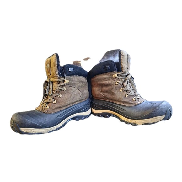 The North Face ChilKat III Hiking Boots Mens Insulated Winter Sz 12 Shoes Brown main image 4